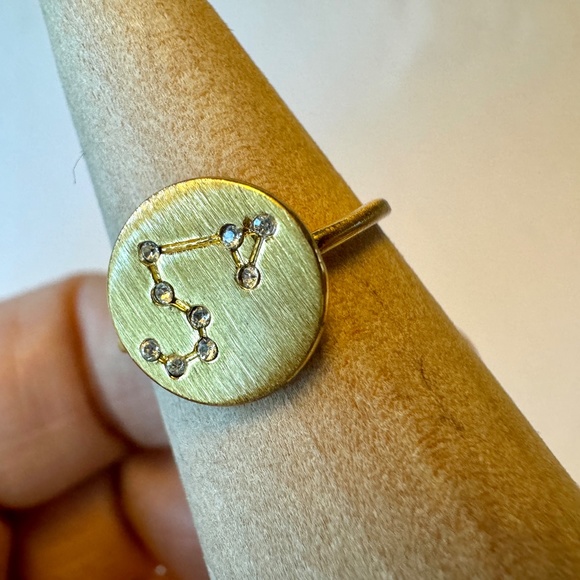 Leo Constellation Ring, size 6, zodiac - Picture 3 of 8